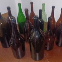 GRAN LOTTO N. 13 BOTTIGLIONI VUOTI VINO VINTAGE