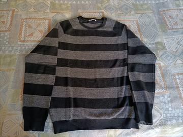 Maglione a righe da uomo