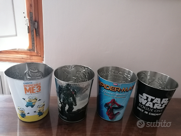 Secchiello pop corn Marvel - 4 modelli