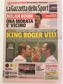 Gazzetta Federer Wimbledon 8