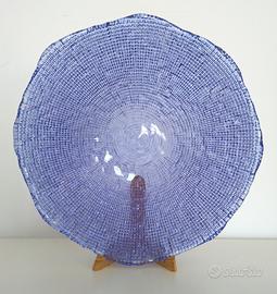 DIAMANTE' bolo blu / azzurro in vetro