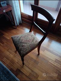 ⚘️Sedie in legno rivestite in stoffa⚘️