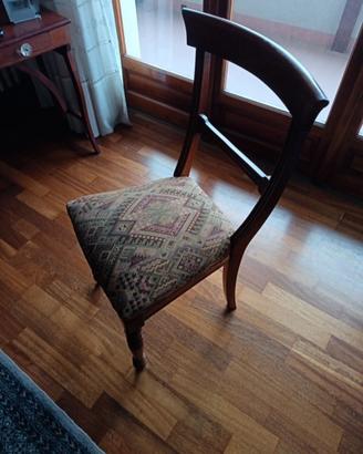 ⚘️Sedie in legno rivestite in stoffa⚘️
