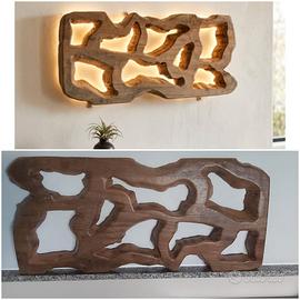 Scultura in legno di quercia artigianale