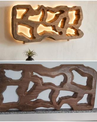 Scultura in legno di quercia artigianale