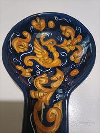 Portamestolo BAFFONI dipinto a mano