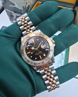 Rolex GMT Nipple Tiger 16753 Full Set 1982