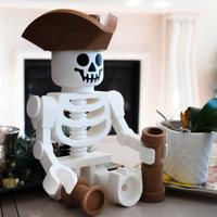 Skeleton Pirate Giant 26 cm – Minifigure Pirata