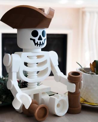 Skeleton Pirate Giant 26 cm – Minifigure Pirata