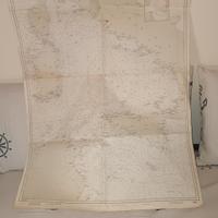 CARTA NAUTUCA MARE TIRRENO E  CANALE DI SICILIA n.