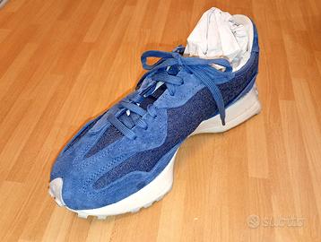 New Balance 327 Blue White Silver Mod: WS327CH