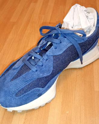 New Balance 327 Blue White Silver Mod: WS327CH