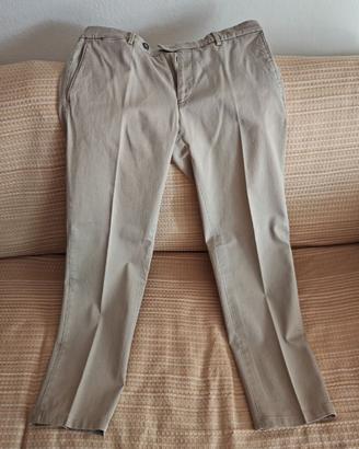 Pantaloni uomo Bugatti chino beige taglia 50