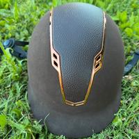 Casco equitazione HKM Wien- Style Marrone