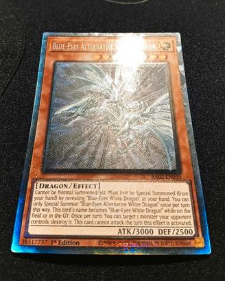 Drago bianco alternativo occhi blu Yu-Gi-Oh 