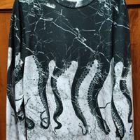 Felpa Octopus Taglia M - Fantasia Marmo Tentacoli