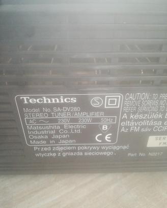 Technics sintoamplificatore Sa-Dv 280