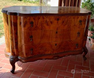 Comò cassettiera stile Chippendale