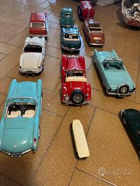 Collezione modellini auto vintage in metallo