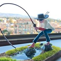 Sampei: Diorama Stampato 3D (PLA) e Dipinto a mano