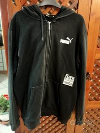 Felpa Puma con zip e patch