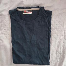 payper t-shirt uomo tg L blu scuro manica lunga