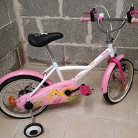 Bicicletta per bambina con rotelle