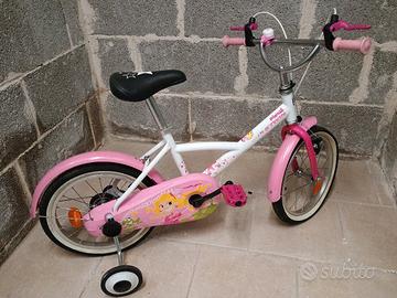 Bicicletta per bambina con rotelle