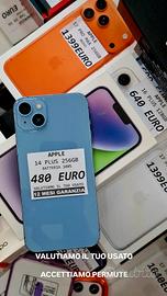 IPHONE 14 PLUS 256GB batteria 100%