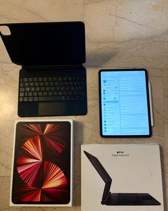 Ipad pro 11” 128gb + magic keyboard + apple pencil
