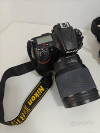 Nikon D810 full-frame tenuta maniacalmente + batte