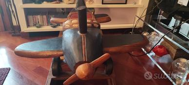 Dondolo a forma di aereo per bambini o Arredamento