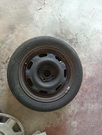 4 cerchi in lamiera 4 fori 