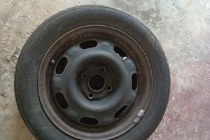 4 cerchi in lamiera 4 fori 