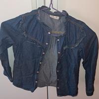 Giacca leggera blu bambina OVS