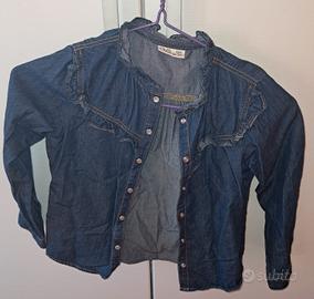 Giacca leggera blu bambina OVS