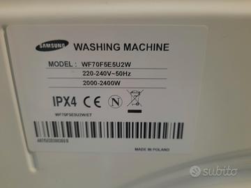 Ricambi usati per lavatrice Samsung wf70f5e5u2w