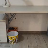 struttura letto e scrivania Giessegi