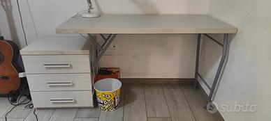 struttura letto e scrivania Giessegi