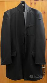 Cappotto elegante Uomo, 54 slim fit/XL, nero