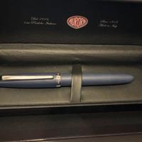 Penna a sfera Aurora ipsilon satin  blu nuova