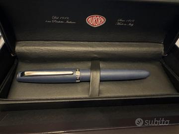 Penna a sfera Aurora ipsilon satin  blu nuova