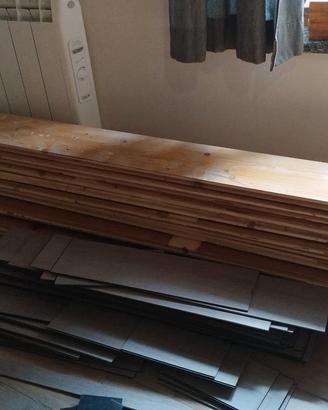 Pavimento PVC + perline