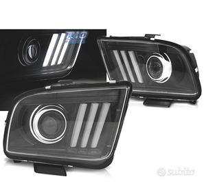 FARI FORD MUSTANG 04-09 TUBO LUMINOSO NERO