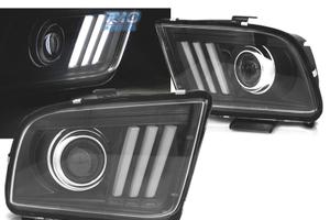 FARI FORD MUSTANG 04-09 TUBO LUMINOSO NERO
