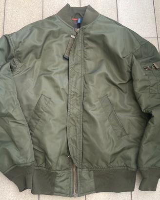 Bomber h&m usato verde militare