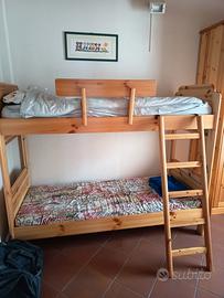 cameretta bambino in legno 