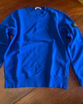 Felpa Stone island cotone blu elettrico