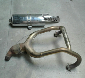Marmitta e scarico moto bmw r1200gs