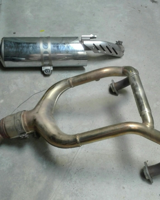 Marmitta e scarico moto bmw r1200gs